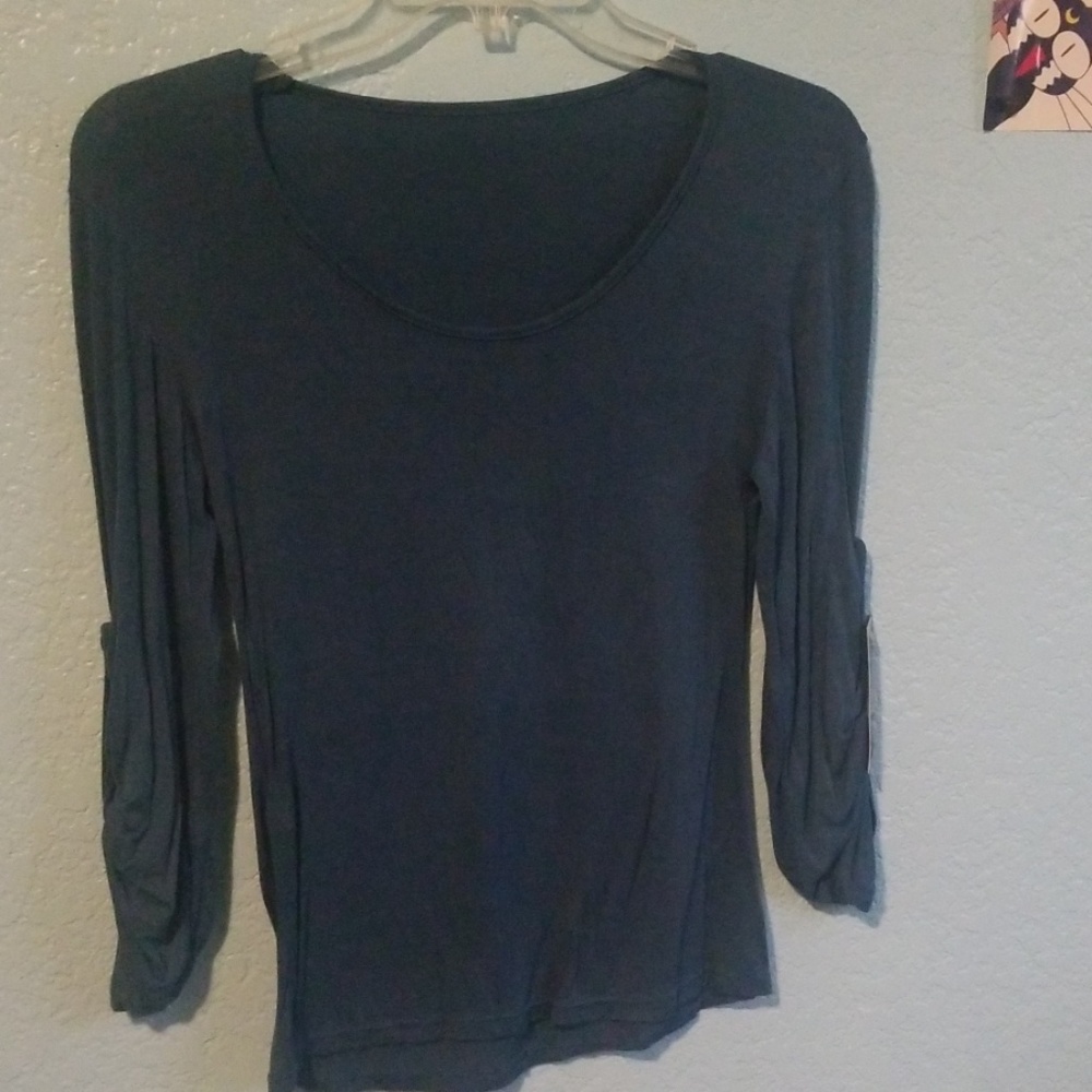 Dark blue blouse